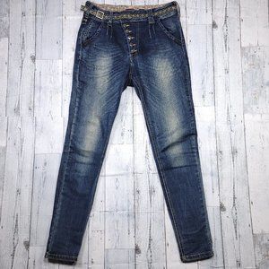 Miss Two Rhinestone Studded Jeans